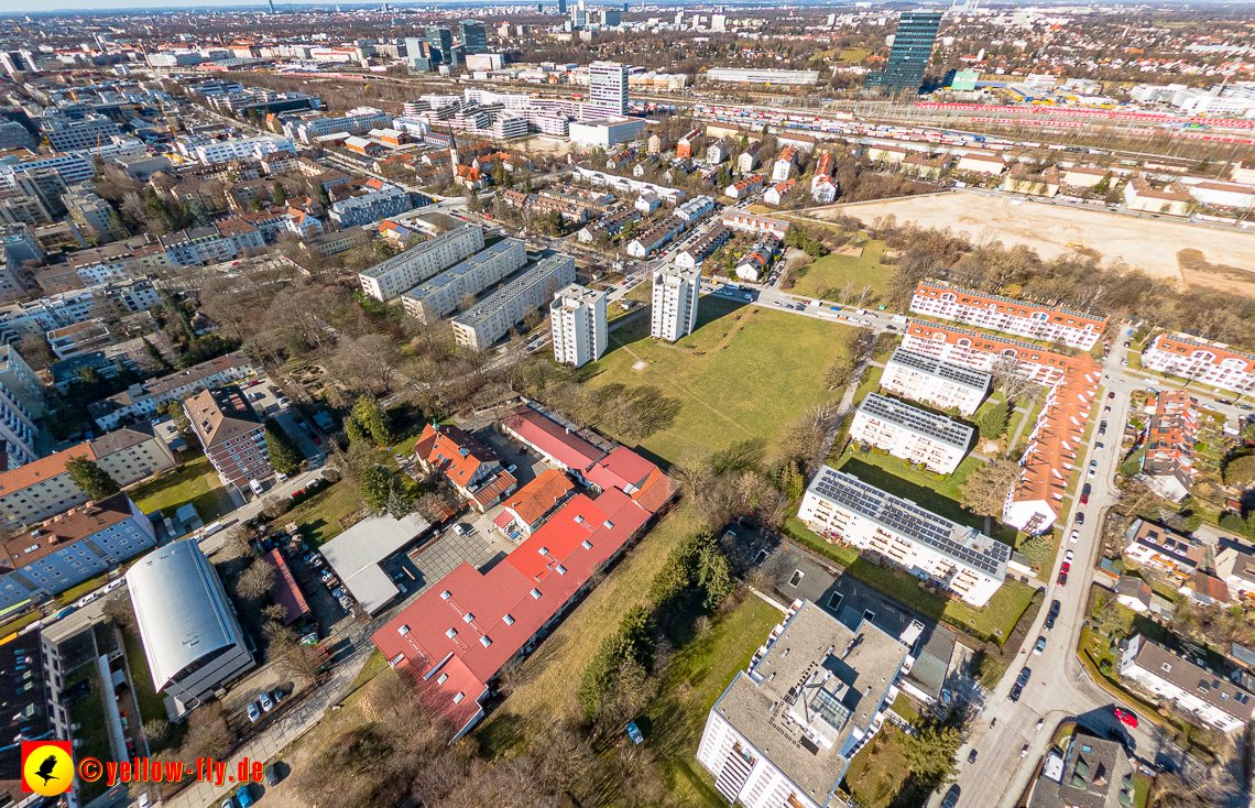 20.02.2023 - der Hachinger Bach zwischen Berg am Laim und Neuperlach